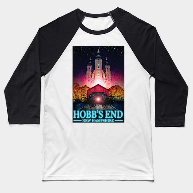 Visit Hobb's End Baseball T-Shirt by RocketPopInc